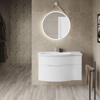 Раковина Kerama Marazzi Riva RV.wb.100Lh левая 100 см белый